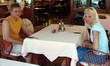 Arek i Beata czyli brat i siostra przy stole